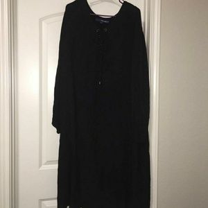 New black crinkled dress from Fullbeauty online